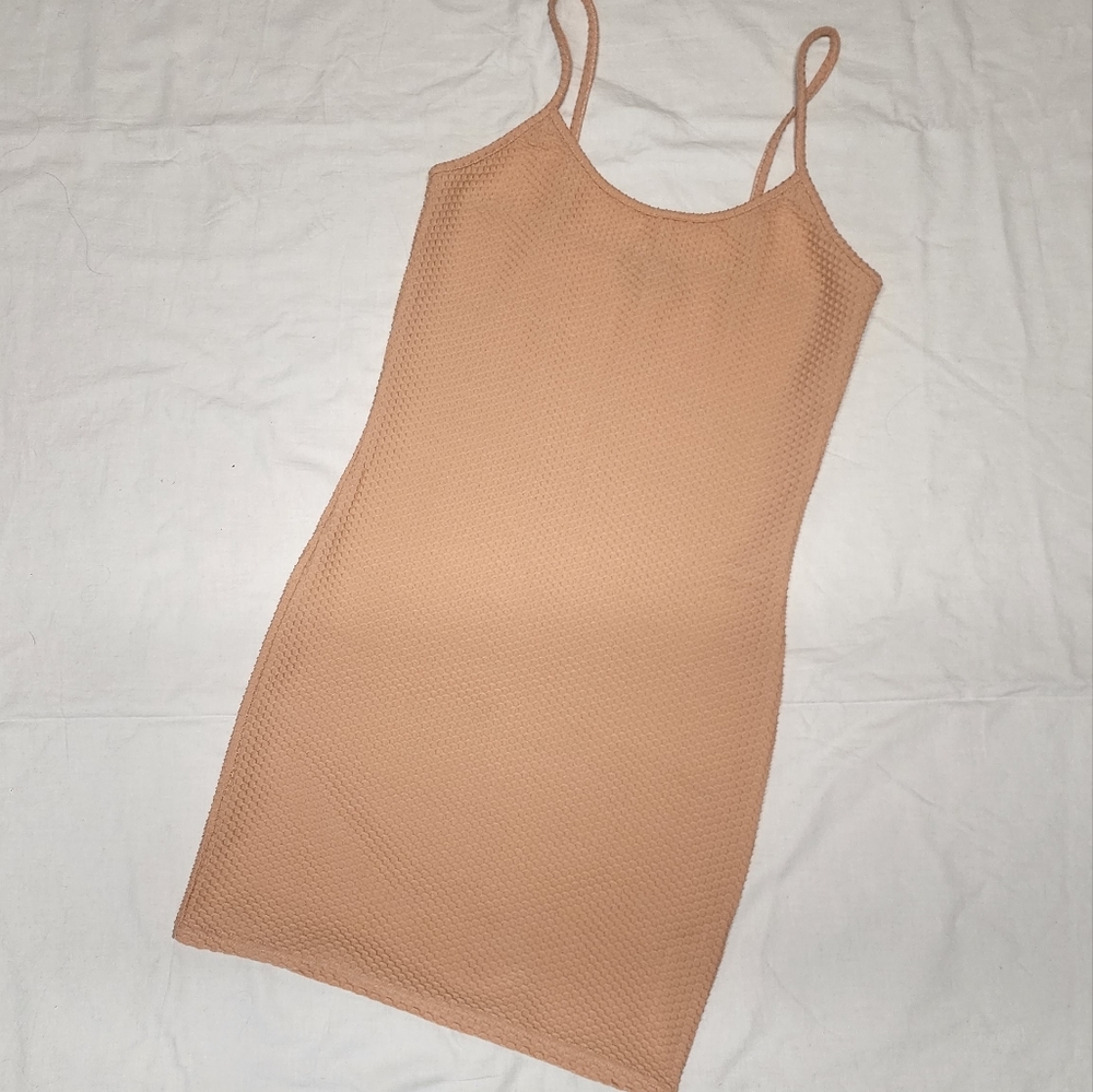 Peach Bodycon Dress
